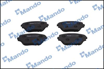 Mando MPT51 - Brake Pad Set, disc brake www.autospares.lv