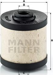 Mann-Filter BFU 715 - Degvielas filtrs autospares.lv