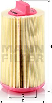 Mann-Filter C 14 114 - Gaisa filtrs www.autospares.lv