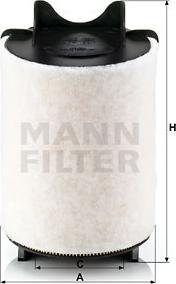 Mann-Filter C 14 130/1 - Gaisa filtrs www.autospares.lv