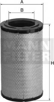 Mann-Filter C 14 202/1 - Gaisa filtrs www.autospares.lv