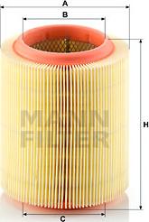 Mann-Filter C 1571 - Gaisa filtrs www.autospares.lv