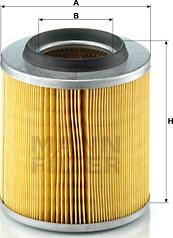 Mann-Filter C 1699 - Gaisa filtrs www.autospares.lv