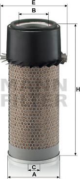 Mann-Filter C 16 302 - Gaisa filtrs www.autospares.lv