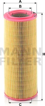 Mann-Filter C 12 104 - Air Filter, engine www.autospares.lv