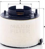 Mann-Filter C 17 009 - Air Filter, engine www.autospares.lv