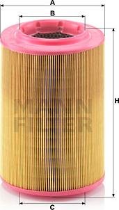 Mann-Filter C 17 201/3 - Gaisa filtrs www.autospares.lv