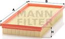 Mann-Filter C 34 100 - Gaisa filtrs autospares.lv