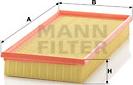 Mann-Filter C 35 124 - Gaisa filtrs autospares.lv