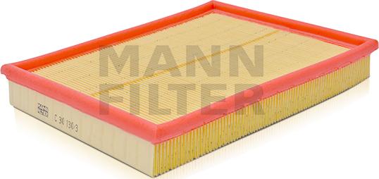 Mann-Filter C 30 130/3 - Воздушный фильтр, двигатель www.autospares.lv