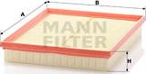 Mann-Filter C 30 130 - Воздушный фильтр, двигатель www.autospares.lv