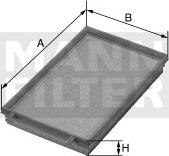 Mann-Filter C 3088 - Gaisa filtrs www.autospares.lv