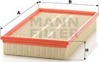 Mann-Filter C 31 130 - Gaisa filtrs www.autospares.lv