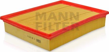 Mann-Filter C 33 017/1 - Gaisa filtrs www.autospares.lv