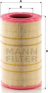Mann-Filter C 32 1700/2 - Gaisa filtrs www.autospares.lv