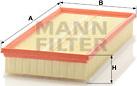 Mann-Filter C 37 153/1 - Gaisa filtrs autospares.lv