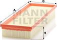 Mann-Filter C 37 100 - Gaisa filtrs www.autospares.lv