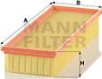 Mann-Filter C 37 132 - Gaisa filtrs www.autospares.lv