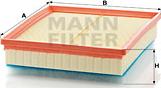 Mann-Filter C 29 168 - Gaisa filtrs www.autospares.lv