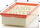 Mann-Filter C 2485/1 - Gaisa filtrs autospares.lv