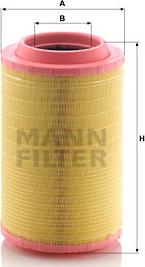 Mann-Filter C 25 860/8 - Air Filter, engine www.autospares.lv