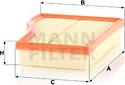 Mann-Filter C 26 017 - Gaisa filtrs www.autospares.lv