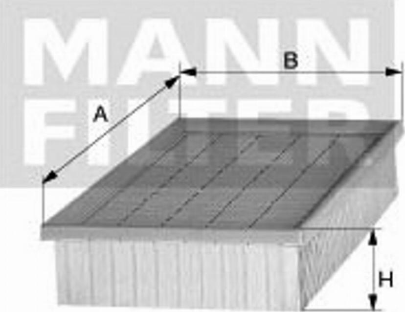 Mann-Filter C 2860/2 - Air Filter, engine www.autospares.lv