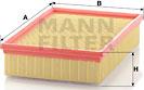 Mann-Filter C 28 136/2 - Air Filter, engine www.autospares.lv