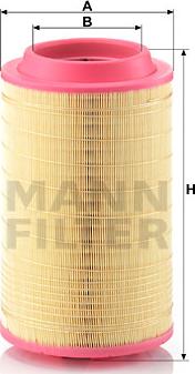 Mann-Filter C 22 526/1 - Gaisa filtrs www.autospares.lv