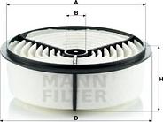 Mann-Filter C 2262 - Gaisa filtrs www.autospares.lv