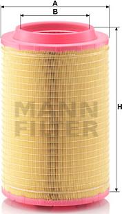 Mann-Filter C 27 998/5 - Gaisa filtrs www.autospares.lv