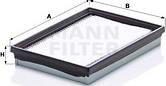 Mann-Filter C 27 025 - Gaisa filtrs www.autospares.lv