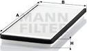 Mann-Filter CU 4150 - Filtrs, Salona telpas gaiss www.autospares.lv