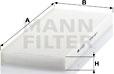 Mann-Filter CU 4179 - Filtrs, Salona telpas gaiss autospares.lv