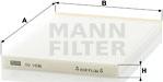 Mann-Filter CU 1936 - Filtrs, Salona telpas gaiss www.autospares.lv