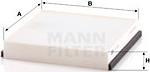 Mann-Filter CU 1931-2 - Filtrs, Salona telpas gaiss www.autospares.lv