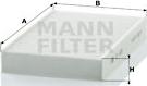 Mann-Filter CU 1629 - Filtrs, Salona telpas gaiss www.autospares.lv