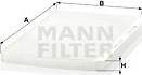 Mann-Filter CU 3455 - Фильтр воздуха в салоне www.autospares.lv