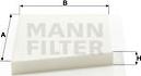 Mann-Filter CU 3461 - Filtrs, Salona telpas gaiss www.autospares.lv