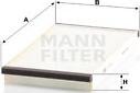 Mann-Filter CU 3020 - Filtrs, Salona telpas gaiss www.autospares.lv