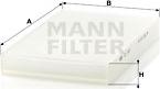 Mann-Filter CU 3192 - Filtrs, Salona telpas gaiss www.autospares.lv