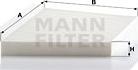 Mann-Filter CU 3172 - Filtrs, Salona telpas gaiss www.autospares.lv