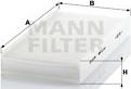 Mann-Filter CU 3847 - Filtrs, Salona telpas gaiss www.autospares.lv