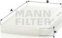 Mann-Filter CU 3337 - Filtrs, Salona telpas gaiss autospares.lv