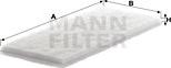 Mann-Filter CU 3243 - Filtrs, Salona telpas gaiss www.autospares.lv