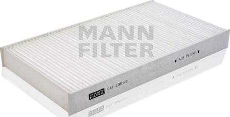 Mann-Filter CU 2951/2 - Filter, interior air www.autospares.lv