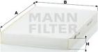 Mann-Filter CU 2952 - Фильтр воздуха в салоне www.autospares.lv