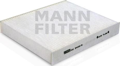 Mann-Filter CU 2442/2 - Filtrs, Salona telpas gaiss autospares.lv