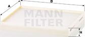 Mann-Filter CU 24 017 - Filtrs, Salona telpas gaiss www.autospares.lv