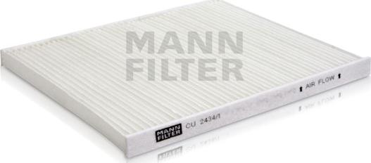 Mann-Filter CU 2434/1 - Filtrs, Salona telpas gaiss www.autospares.lv